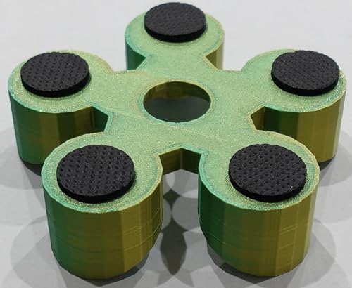 Bowling Ball Spinner - color: Green and Yellow
