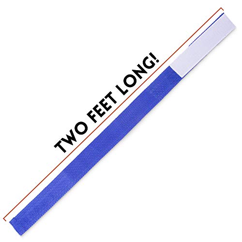 Three-Legged Race Team Relay Ties, 6-pack | Six Colorful Nylon Bands for Three-Leg Outdoor Games, Field Days, Gym Class, School Events, Birthday Parties, & Competitions | Classic Family Fun Activity