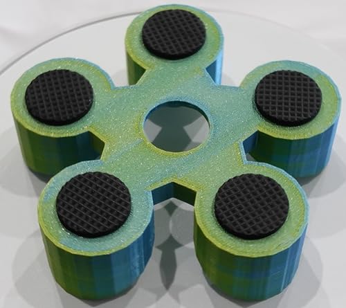 Bowling Ball Spinner - color: Chameleon (Blue and Yellow)