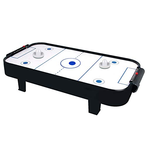 ONE250 Air Hockey Pushers and Red Air Hockey Pucks, Goal Handles Paddles Replacement Accessories for Game Tables (4 Striker, 4 Puck Pack) - color: White