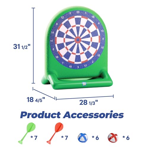 Funscape Kids Inflatable Tic-Tac-Toe Pool Toy, Fun Swimming Pool Soft Ball Toss Game, Outdoor Yard Water Target Sports Activity, Cool Summer Beach Party Gift 3 4 5 6 7 8 Yr Boy Girl Child-Tic-Tac-Toe - style: Tic-Tac-Toe