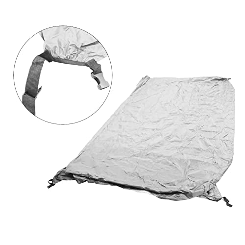 Pong Table Cover Premium Heavy Duty Waterproof Cover,Premium Waterproof Outdoor Pong Table Cover - Silver Coated Table Tennis Cover for Courtyards and Patios - color: Grey