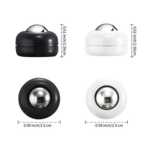 Gejoy Mini Shuffleboard Replacement Puck Tabletop Equipment Rollers Set Shuffleboard Curling Accessories - color: White, Black, Blue, Orange