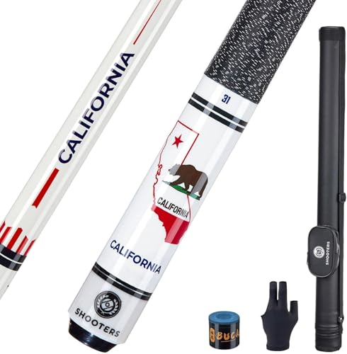 SHOOTERS Billiard Pool Cue Stick - color: CA, size: 20 Oz