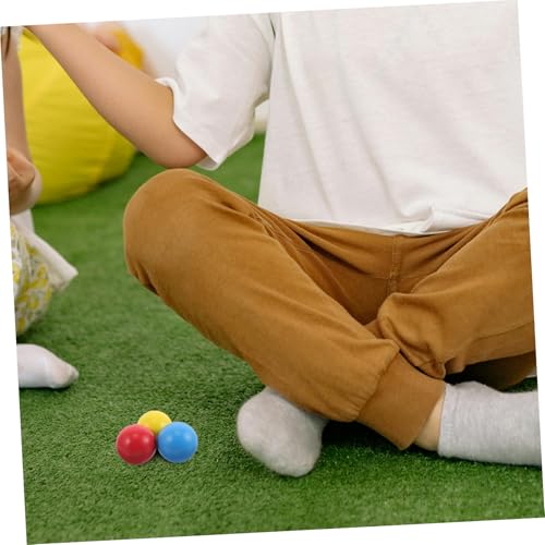 3Pcs Wooden Croquet Balls Outdoor Game for Boys Promotes Hand Eye Coordination Family Fun for Backyard Lawn Activities