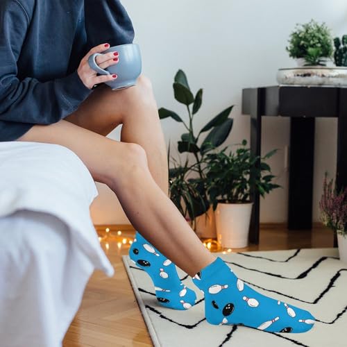 5 Pairs Women’s Low Cut Ankle Socks, Soft Athletic No Show for Running Yoga Daily Wear - color: Picture (15)
