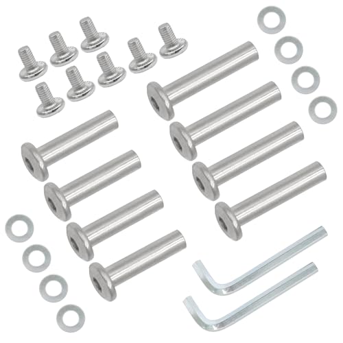 8PCS Inline Skate Wheels Screws, 6mm OD Roller Skate Bearings Screws 30mm & 35mm Skate Wheel Socket Screw, Roller Blades Replacement Skate Hardware Skate Wheel Axles Socket Screws