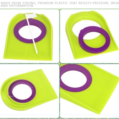 Moily Lightweight Golf Practice Disc Imitation Green Hole Board Indoor Backyard Swing Trainer - color: 1pc