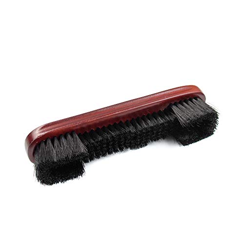 AUEAR, Set of 3 Billiards Pool Table and Rail Brush with Billiard Cue Snooker Cloth Cleaner (Brown Color)