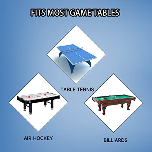 GSE Games & Sports Expert Billiard Table Covers, 7'/8'/9' Waterproof & Tearproof Heavy Duty Leatherette Pool Table Cover (Several Colors Available) - color: Russet - 7ft