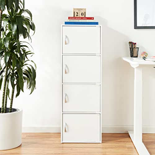 HODEDAH IMPORT Bookcase - color: White