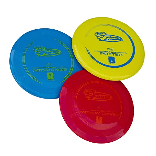 Wham-O Frisbee - Frisbee Disc Golf Set - Official PDGA Approved - style: Frisbee Disc Golf Set with 3 Discs