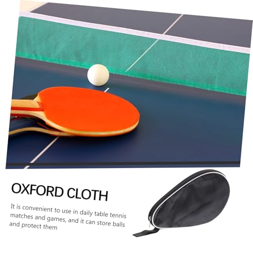 WOONEKY Table Tennis Paddle Bag Lightweight Case for Racket Storage and Organization Compact Pouch for Racket and Balls and Easy to Carry
