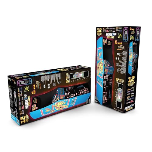 ARCADE1UP Class of 81’ Deluxe Arcade Machine for Home - 5 Feet Tall - 12 Classic Games