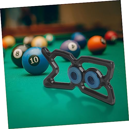 Toddmomy Billiards Rack Snooker Bridge Head Cue Holder Easy to Install Remove Fit for Nine Ball Pool Table