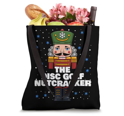 Disc Golf Nutcracker Matching Christmas Tote Bag