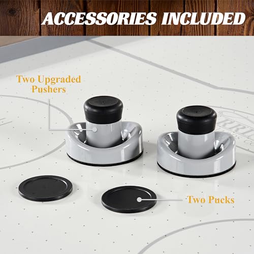 Barrington Billiards Air Hockey Table with Accessories, Perfect for Family Game Rooms | with Accessories - style: 7 Ft. Urban