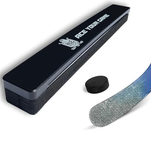Ace Hockey Shooting Pad 30" x 60" Plus Puck Rebounder - Synthetic Ice Mat with Puck Passer - 12.5 sqft Shoot Pad with Hockey Passer for One Timers - Practice Hockey