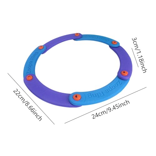 Flying Ring Folding BomerangToy, Aerodynamic Flying Disc, Wind Resistant Foldable Boomerangs, PlasticToy Ultimate Glider Toss Game, for Beach FrisbeePark Activities Outdoor Toy TeenFrisbee
