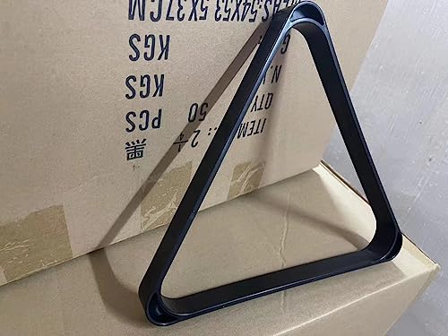 Triangle Ball Rack,Pool Triangles Made of Plastic,Pool Table Triangle Drop Resistant/Black