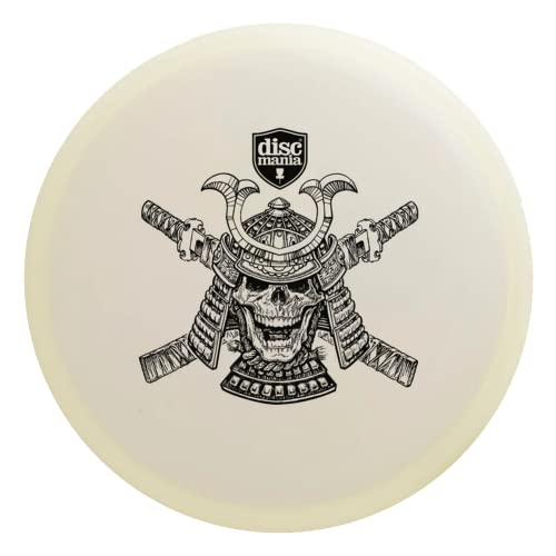 Discmania Active Premium Sensei Glow Disc Golf Putter | Limited Edition Undead Samurai 2 | Durable, Glow in The Dark Plastic | Stable Flight with Reliable Fade | Perfect for Upshots & Short Drives