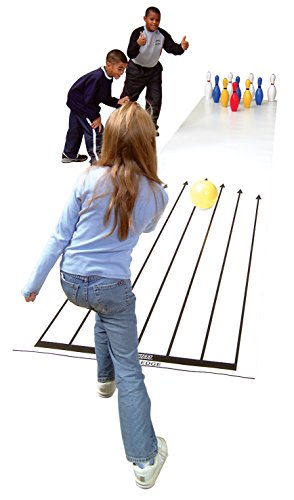Cosom Indoor Bowling Lane for Use with Lightweight Plastic or Foam Pins and Balls, Physical Education Equipment, Bowling Lane, Plastic Bowling Equipment, Toy Bowling Lane