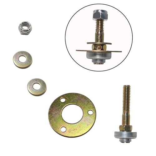 4pcs Furniture Rocking Chair Bearing Connecting Piece Rocking Chair Bearing Screws Bolts Kits Rocking Chair Furniture Hardware (45MM) - size: 45MM