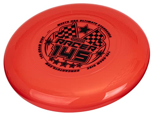 Duncan Racer 145G Weighted Flying Disc - Ultimate Disc for Junior Division, Best for Beach and Outdoor Games, Red