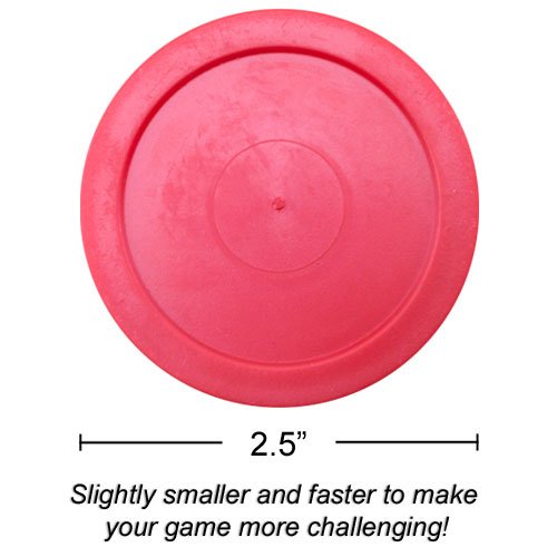 Brybelly Air Hockey Pucks - Accessories for Game Room Gaming Tabletop for Kids & Adults - size: Small (Pack of 2)