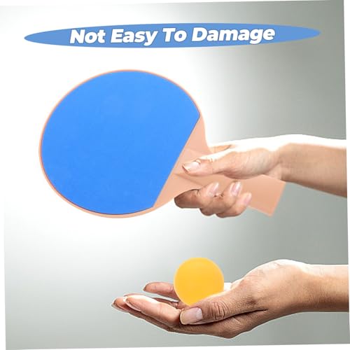 Outdoor Table Tennis Set Elastic Pong Balls Plastic Rackets and Paddles for Boys and Girls and Adults for Backyard Games and Outdoor Sports