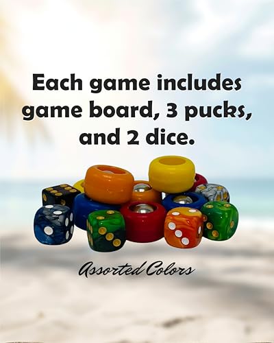 Roll Out Shuffleboard Party Game for Adults - 52" Portable Challenge Game for Tailgating, BBQs, Camping, Game Night, Bars, College Events - Gift Idea