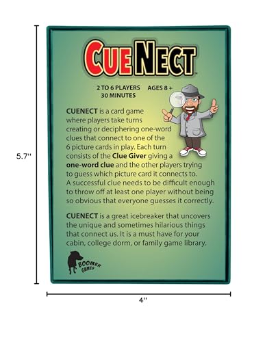 CUENECT: Wildly Fun Clue Decoding Game - Connect, Discover, & Laugh with Friends & Family – from The Makers of Moose Master