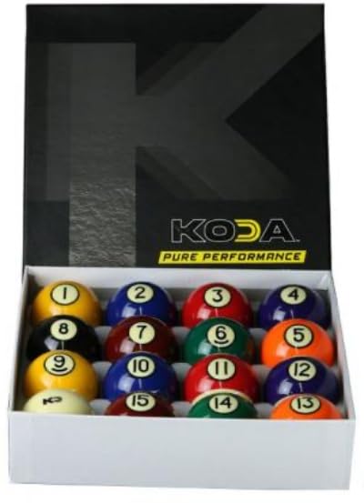 Koda Sports KBPP 2-1/4" Pure Performance Billiards & Pool Balls Set