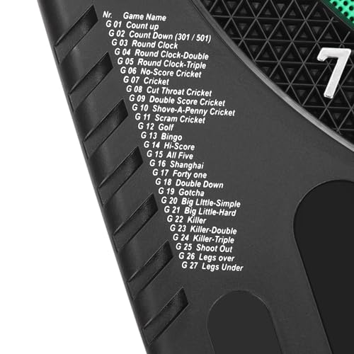 Electronic Dart Board, Electronic Dart Board with 6 Darts, 27 Game Modes 4 LED Displays for Homes, Bars, Restaurants, Game Centers, or Other Playground