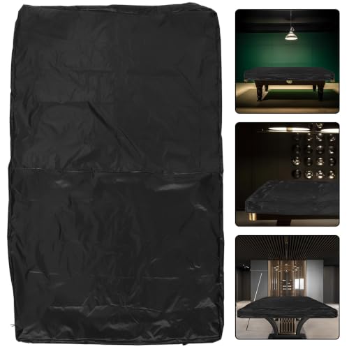 Waterproof Fitted Pool Table Cover Billiard Table Cover Made of Sturdy Oxford Cloth with Full Protection and Versatile Use for Indoor and Outdoor Furniture