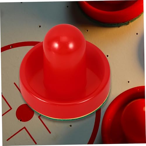 BESPORTBLE 1set Ice Hockey Pucks and Paddles Accessories for Tables Includes Strikers and Pucks for Home and Carnival Use