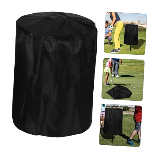 Mikikit Portable Disc Golf Basket Cover with Drawstring Durable Oxford Lightweight and Compact Design for Outdoor and Indoor Use Protective