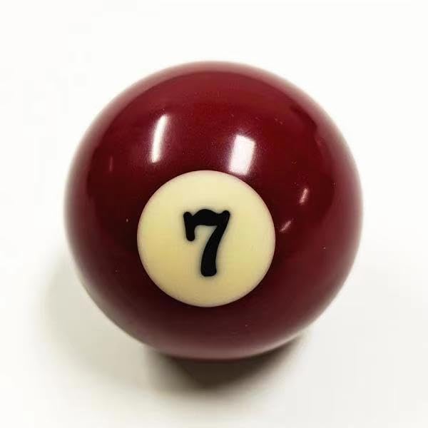 Replacement Pool Ball,Replacement Eight Ball, 2-1/4" Regulation Size Billiard, Regulation Weight,15 Object Balls - color: 7