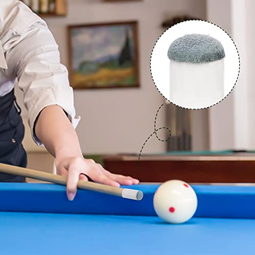 Pengxiaomei 40pcs Slip On Pool Cue Tips, 2 Sizes Billiard Cue Tips Slip-On Cue Tip Pool Cue Tips Replacement Kit (12mm/13mm, Each Size 20pcs)