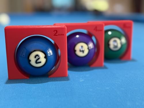 Pool Stroke & Aim Trainer, 3 Available Sizes- 2mm, 4mm, and 6mm Ball Clearance, Billiards Tunnel Trainers - size: 4mm only