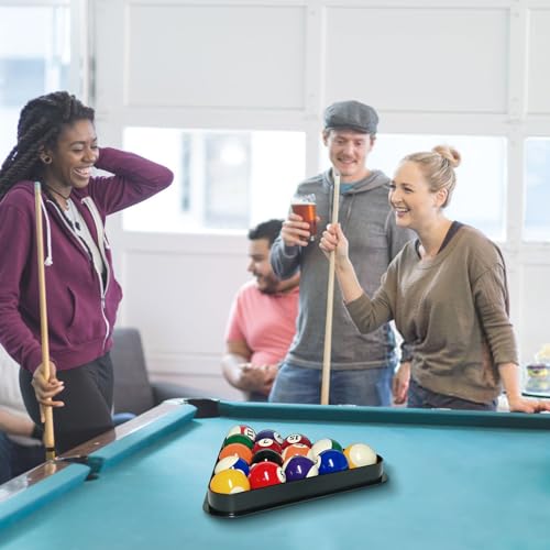 Plastic Pool Ball Rack Billiard Ball Triangle Rack, Pool Table Ball Holder Positioning Rack,2-1/4" Pool Ball Rack