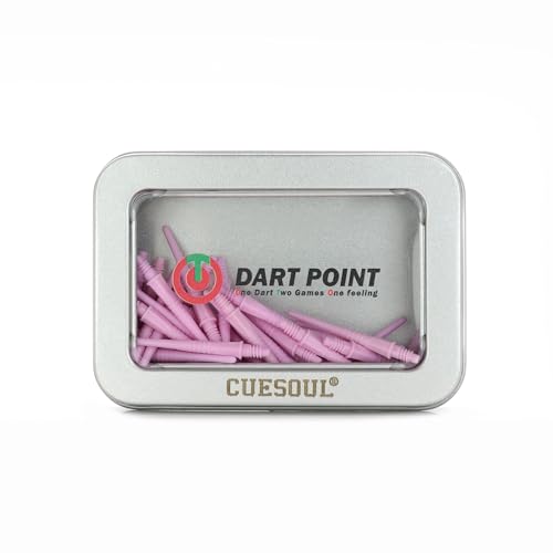 CUESOUL OTO Small Thread Soft Tip Dart Point Pack - color: Pink