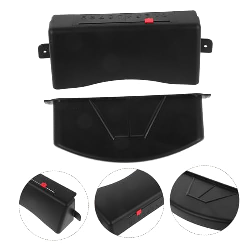 BESPORTBLE Foosball Accessories 2-Pack Compact Foosball Balls Collect Case for Table Football Replacement Parts 9.64X3.54X2.36In Durable Plastic Ball Holder for Game Room