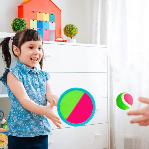 2 Pack Toss and Catch Ball Replacement Sticky Balls, 2.5 Inch Diameter, Suitable for Toss and Catch Game