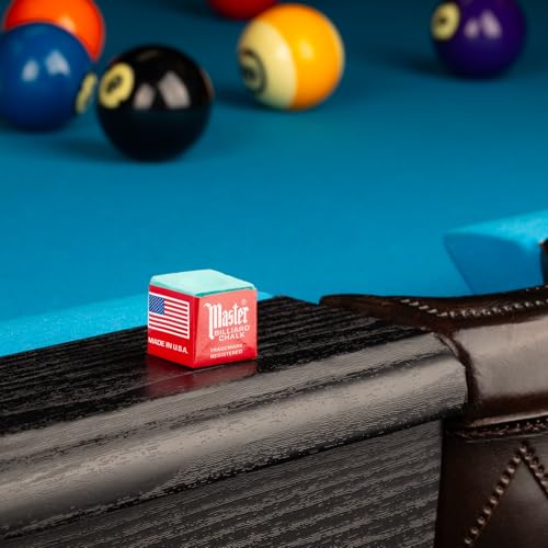 Master Billiard/Pool Cue Chalk Box, 12 Cubes - color: Green