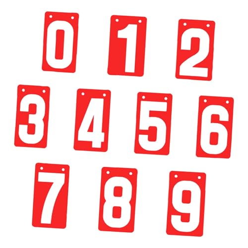 kowaku Score Keeper Flip Number Cards Numbers 0-9,Competition,Portable,Table Score Flipper Sports Scoreboard for Soccer Basketball