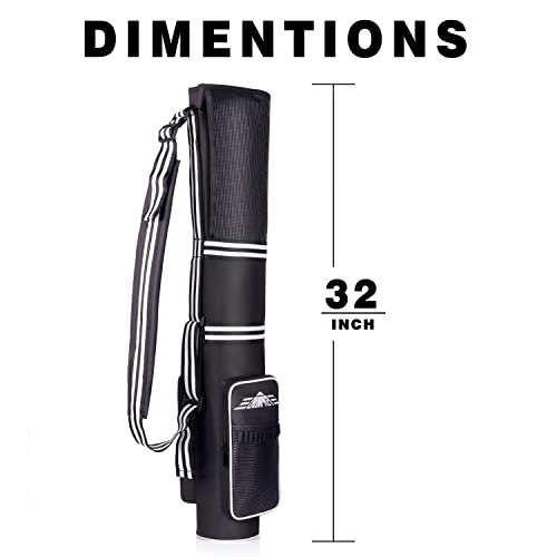 Champkey Professional Golf Sunday Bag (Carry 3-9 Clubs) - 6 Carry Pockets & Adjustable Sling Strap Golf Carry Bag Ideal for Golf Course & Travel