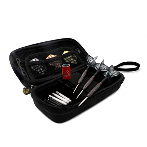 CUESOUL Big Beast 90% 26g/27g Steel Tip Tungsten Dart Set with Dart Case - color: Gun Grey-27g