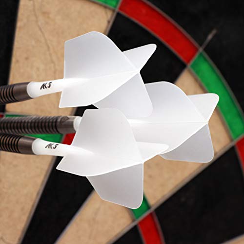 CUESOUL 3 Sets Integrated Dart Shaft and Flights,Dart Shaft Length 21mm/28mm/33mm - color: Shaft Length 21mm+28mm+33mm-Big Wing Shape-Ice