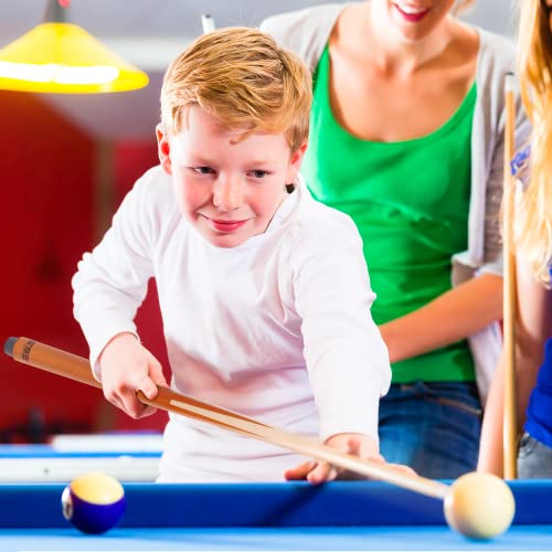GSE Games & Sports Expert 36"/42"/48"/52"/58" 1-Piece Canadian Maple Billiard Pool Cue Sticks, Hardwood Billiard House Bar Pool Cue - size: 48-Inch, style: 2 Pack
